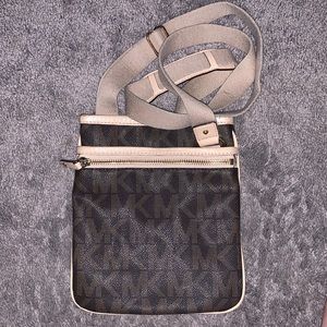 Michael Kors leather side crossbody bag